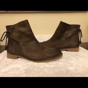 Lucky Leather Ankle Booties